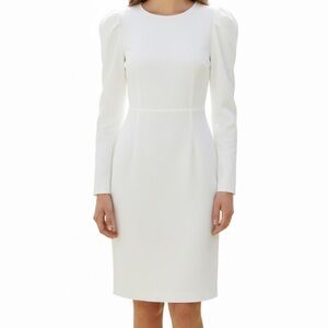 STYLEWE Elegant white dress puffers Sleeve